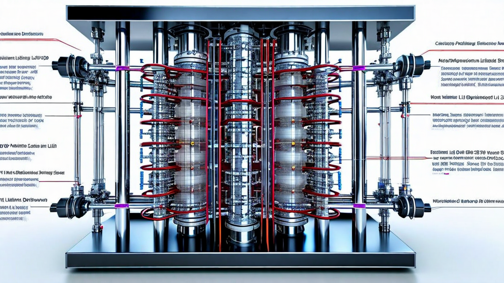 Electrochemical DLE reactor diagram showing intercalation electrodes and brine flow